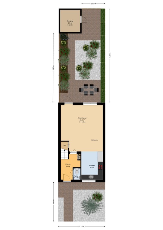 mediumsize floorplan